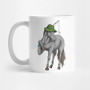 Horse Fisher Fishing rod Fishing Mug